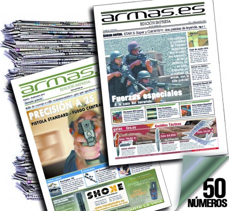 El periódico gratuito “Armas.es, Edición Impresa” cumple en esta entrega correspondiente a los meses de 01