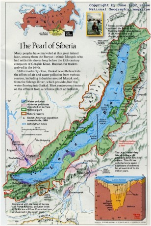 En el sur de Siberia se encuentra el lago Baikal, su nombre deriva del tártaro Bai-Kul, “lago rico” y 02