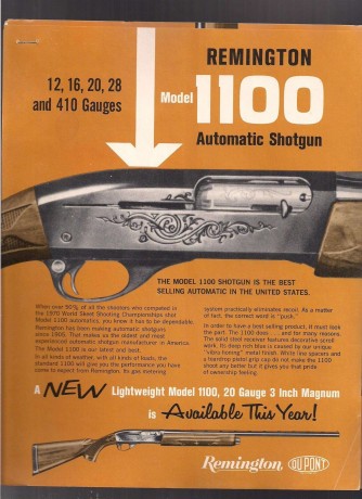 Hola, recientemente he adquirido la Remington 1100 que estaba a la venta en la Armería Navas, para mí 112