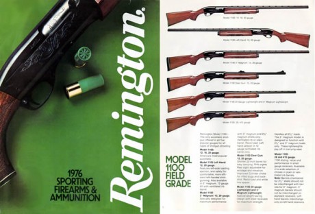 Hola, recientemente he adquirido la Remington 1100 que estaba a la venta en la Armería Navas, para mí 122