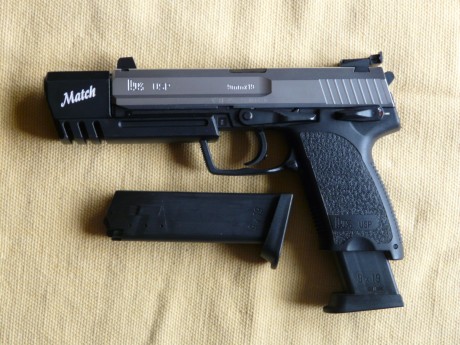 Pistola Heckler & Koch USP Match Bicolor - 400€
9mm, Sin caja, 2 cargadores.
Regalo dies del 9mm y 31