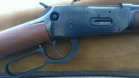 Winchester 94AE trapper edicion especial centenario en calibre 44 magnum, Made in usa.

Esta perfectas 01