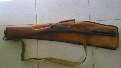 Winchester 94AE trapper edicion especial centenario en calibre 44 magnum, Made in usa.

Esta perfectas 10