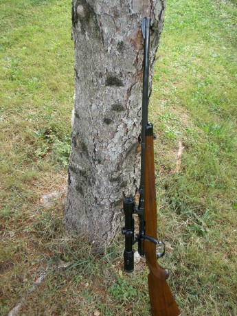 Pongo a la venta rifle Steyr Mannlicher Schoenauer modelo Gk en calibre 7x64 con monturas mannlicher y 02
