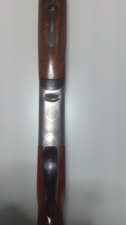 Vendo escopeta superpuesta Sarrasketa 12/70 monogatillo, expulsora, selector de tiro y 4 politxokes. Esta 60