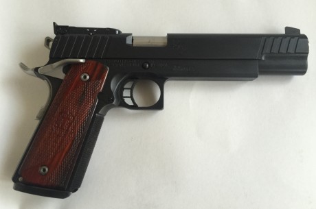 VENDIDA ,,,,,pistola STI targert master de 6 pavon  de 9mm tiene un año  ,la compre nueva ,esta practicamente 02
