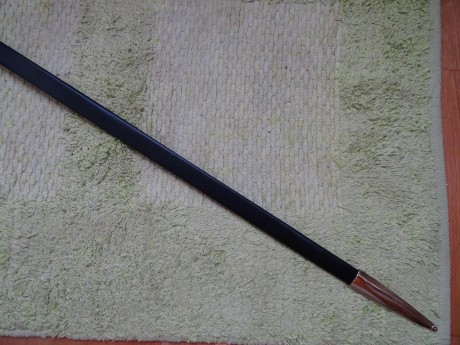 Saludos!!!!...acabo de adquirir una espada de ceñir Mod.1844 para suboficiales de la Guardia Civil.
Aunque 110