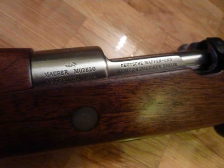 Hola a todos,

Pongo a la venta con gran pena y dolor este rifle Mauser contrato argentino modelo 1909 01
