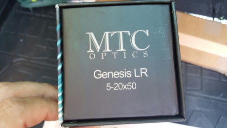 A la venta visor MTC modelo Genesis 5-20X50 como nuevo. Solo probado en una Wildcat.
Precio 275 EUR. Tan 02