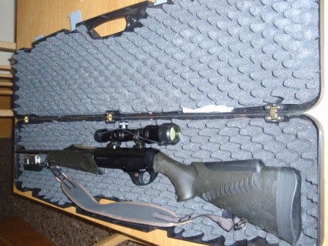 Se vende conjunto Rifle Benelli Argo modelo  Confortech, visor de batida SHILBA modelo SAFARI RD30 de 02