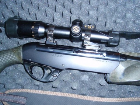 Se vende conjunto Rifle Benelli Argo modelo  Confortech, visor de batida SHILBA modelo SAFARI RD30 de 11
