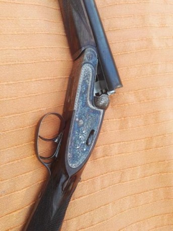 Buenas tardes,pongo a la venta esta magnífica escopeta Pedro arrizabalaga del calibre 30-76 Magnum,modelo 32