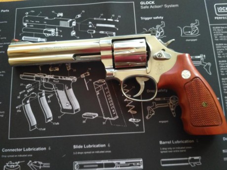 Hola!
tengo este  precioso revolver Smith and Wesson modelo 686 inoxidable de 6" muy bien cuidado,utilizado 02