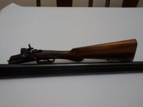 Vendo escopeta antigua marca Setter (belga) cal. 12 cañones de 76 cm de largo y de perrillos. Está en 11