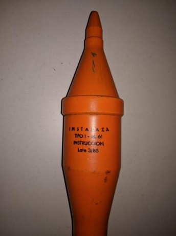 Se venden estás granadas inertes: (también se estudian cambios)

      INSTALAZA tipo I M.61 DE INSTRUCCION: 01