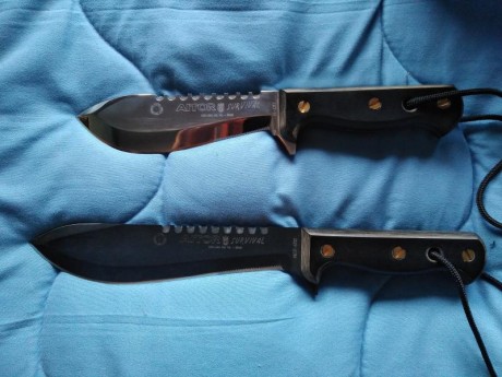 Vendo estos cuchillos de la Espada Artesana, estan nuevos , nunca se han usado, el modelo de 14" 02