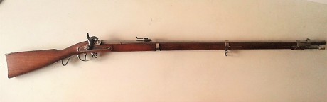 Pongo a la venta este fusil Württembergischen 1857 "Mauser" de Pedersoli.

Calibre .54, alza 02