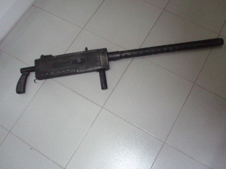Hola.
Réplica Ametralladora Browning M1919 cal. 30.
Totalmente INERTE, a base de madera y PVC.Medidas 10