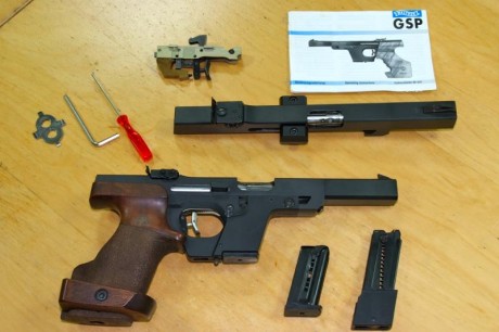  VENDIDA   - Vendo pistola  WALTHER GSP  Calibre .32 WC  y .22 LR.    En perfecto estado de conservación 02