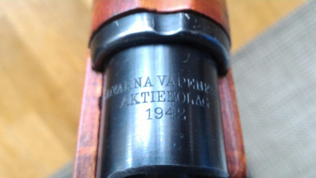 Buenas, lo dicho vendo K98 fabricación Mauser byf, 1944, buen estriado, en muy buen estado.
Calibre original 02