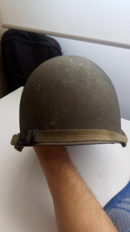 Buenas compañeros, vendo casco M1 A1 norteamericano de segunda guerra mundial, de los que vinieron a España 02