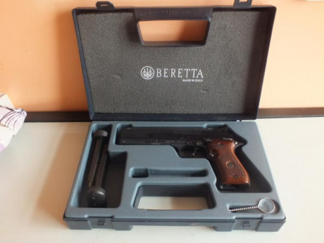 Pongo a la venta
Beretta 87 Target calibre 22.
Comprada en Octubre del año pasado,muy pocos tiros (tres 11
