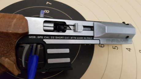 Hola vendo pistola pardini calibre 22 short con cacha anatomica,muy precisa y practicamente sin retroceso 02