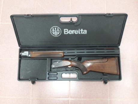 Buenas tarde, vendo Beretta 682 gold, para trap con * y ** estrellas, cañón de 75 cm, carillera regulable, 00