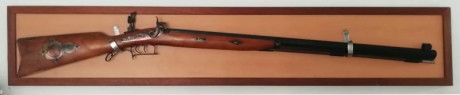 VENDO rifle TRYON, de Pedersoli, Cal. 54, con diopter y tunel.
Rifle mucho mejor equilibrado gracias al 02