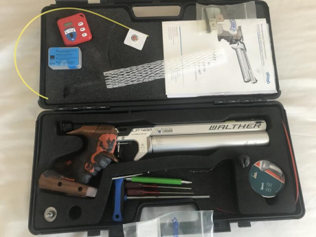 Se vende pistola Walther LP400 como nueva, en Pamplona . Recién revisada y reparada por Ibergrips. Se 02