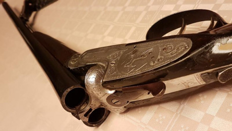Vendo preciosa escopeta de caza por 90 euros, calibre 12/70, Crucelegui Hermanos. Año 1961 (J1). Choques 00