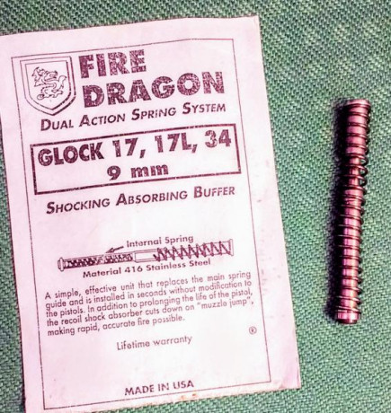 Se vende amortiguador de retroceso Dragón dual action para pistola Glock 17.
Está en La Coruña.
55 euros 00
