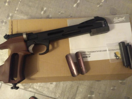 Vendo pistola Baikal MP-657, al haber adquirido una Steyr. Comprada el 30 de noviembre de 2018 (tengo 02