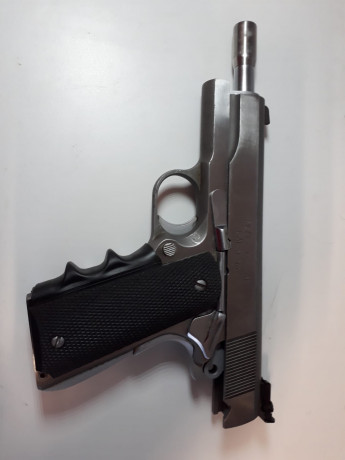 Un amigo vende las siguientes armas:
Pistola Springfield 1911 calibre 9 mm parabellum
Revolver Llama calibre 91
