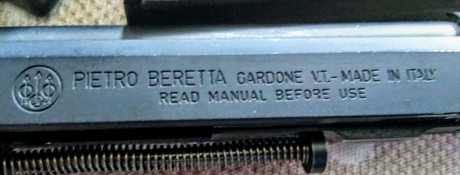 Se vende kit original Beretta, calibre 22, para Beretta 92, prácticamente nuevo, tiene un cargador y dos 00