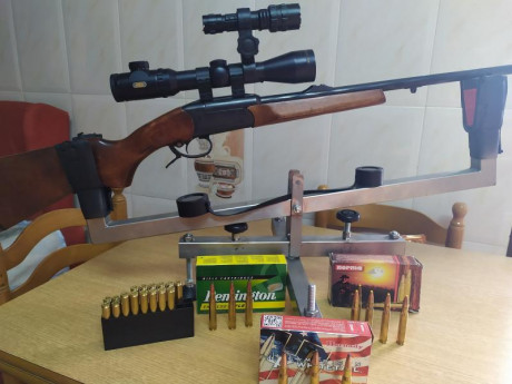 buenas compañeros, vendo rifle Baikal, monotiro, de calibre 30 06, especial para aguardos, es ligero para 01