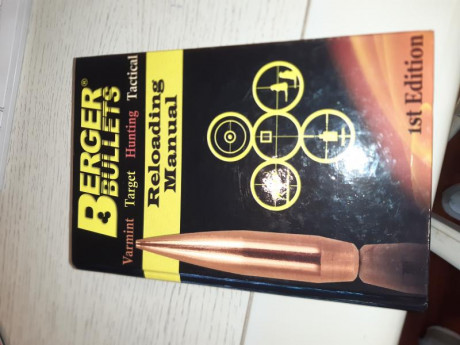 Manual de Recarga BERGER Bullets.

 

Práctico manual de recarga con muchos calibres en su interior, y 02