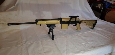Se vende SAIGA 410/76 Magnun Semiautomatica replica AK Culata retractil, Tapco USA , polichoque del 3 01
