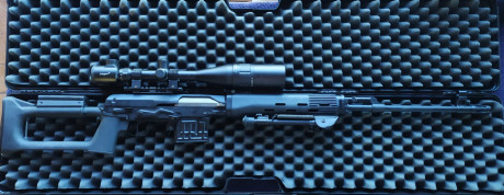 Vendo Rifle izh mash modelo tigr en calibre 7'62x54r, en perfecto Estado, casi como nuevo dado que prácticamente 01