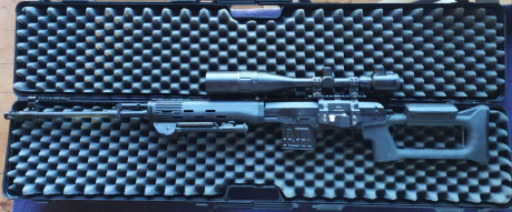 Vendo Rifle izh mash modelo tigr en calibre 7'62x54r, en perfecto Estado, casi como nuevo dado que prácticamente 00