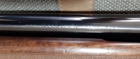 Vendo rifle Fn. Browwning BPR (corredera) calibre 30-06. Cañón 56 cm. peso 3.200 gr.
Bases y anillas Leupold 10