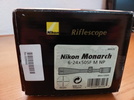 Hola a todos, 

Pongo en venta este magnifico visor Nikon Monarch III 6-24x50. Visor en perfecto estado, 02