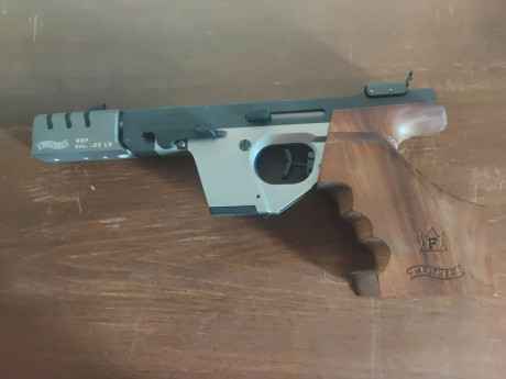 Se vende Walther GSP Expert 22 LR cacha talla M , el arma esta bien en todos sus aspectos  tanto de estética 01