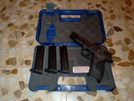 Vendo Smith&Wesson MP9 PRO Series, en perfecto estado, sin apenas uso. Incluye 3 cargadores y su caja. 00