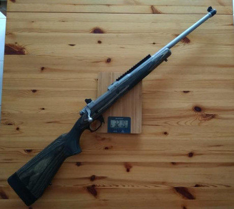 Vendo Ruger Scout en calibre .308WIN, con un cargador metálico original Ruger de 10 cartuchos de capacidad, 40