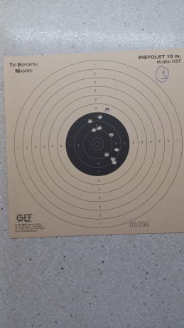 Hola, hoy por fin he empezado un curso de 6 semanas (2h semana) sobre Pistola Aire 10m y quiero poner 172