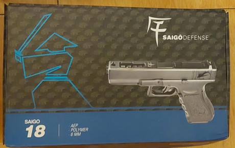 Buenas,

Vendo varias armas sin estrenar de Airsoft (En Madrid):

Saigo 18 ( Tipo Glock 18) Electrica 21