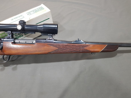 Vendo Sauer Weatherby calibre 300wby con bases/monturas Shuler y visor, por tener el calibre repetido 22