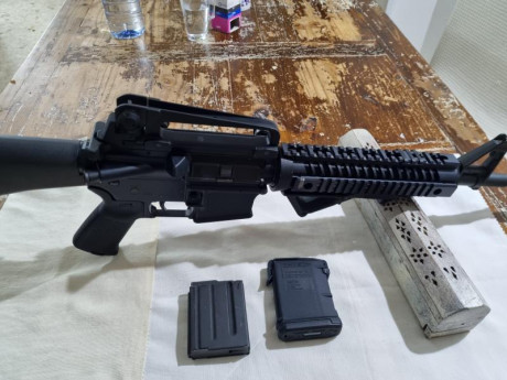 Se vende Sabre defence xr15 calibre 222Rem  con dos cargadores  va perfecto y bien cuidado el arma se 01