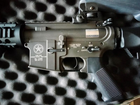 Evolution Lone Star M4 BORDER PATROL SWAT SBR 

Esta muy bien cuidado, upgradeado (pistón, cabeza de pistón, 20